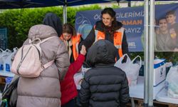 Öğrencilere ikinci dönemin ilk beslenme çantaları ulaştırıldı