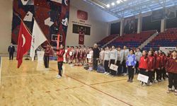 Okul Sporları Basketbol Gençler A Yarı Final Müsabakaları açılış seremonisi yapıldı