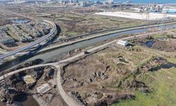 Samsun Yeni OSB'de taşkın kontrol çalışmaları