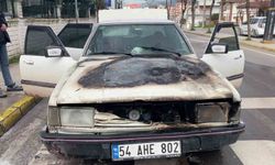 Seyir halindeki araçta yangın