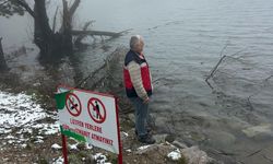 Simav Gölcük Yaylası Göleti'nde su ürünleri denetimi