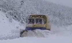 Sinop'u kar vurdu: 42 köy yolu kapalı