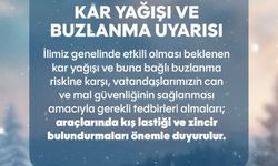 Tekirdağ'da kar ve buzlanma uyarısı