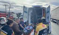 Tekirdağ'da kırmızı ışık ihlalinin kazayla sonuçlandığı anlar kamerada