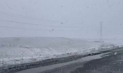 Türkiye'nin en kurak ilçelerinden Karapınar'da kar sevinci