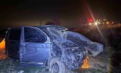 Ağaca çarpan kamyonette 4 kişi yaralandı