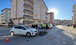Akşehir'de otomobil ile motosiklet çarpıştı: 1 yaralı