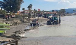 Akyaka sahili yaz sezonuna hazırlanıyor