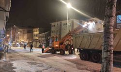Ardahan Belediyesi karla mücadelesini sürdürüyor