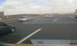 Arnavutköy'de makas atan sürücü kaza yaptı