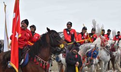 Aşkale'nin kurtuluş bayramında cirit coşkusu
