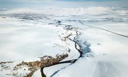 Bahar kapıdayken Diyadin'de kış geri döndü