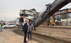 Başiskele'de üstyapı çalışmaları sürüyor