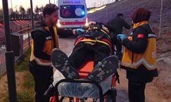 Batman merdivenden düşen bir kişi hastanelik oldu