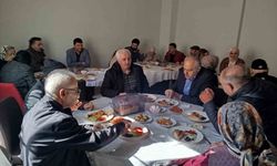 Bayburt'ta huzurevi sakinleri yakınlarıyla kahvaltıda buluştu