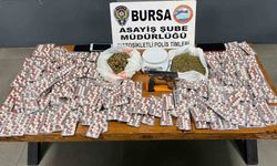 Bursa'da 'dur' ihtarına uymadı, evinden uyuşturucu ve silah çıktı