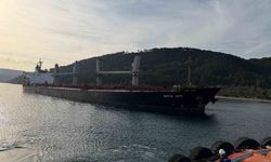 Çanakkale Boğazı'nda karaya oturan gemi için kurtarma çalışması başladı, boğaz trafiğe kapandı