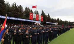 Çanakkale'de eğitimleri tamamlanan acemi erler yemin etti