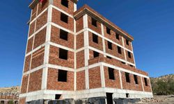 Çermik'te Kur'an kursunun kaba inşaatı tamamlandı