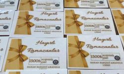 Çermik'te öğrencilere yardım çeki dağıtıldı