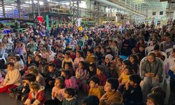 Çocuklar geleneksel gölge gösterisi ile eğlenceli anlar yaşadı