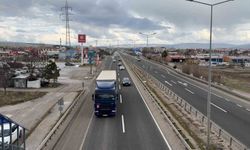 D100 karayolunda bayram dönüşü yoğunluğu