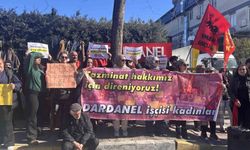 Dardanel'in kadın işçileri eylemde: Taksite bölünen tazminatlar aylardır ödenmedi