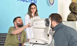 Dünya Glokom Gününde ücretsiz göz tansiyonu ölçümü yapıldı