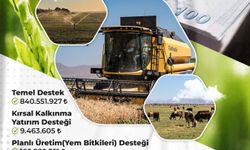 Erzurum'da çiftçilere 1 milyar 16 milyon TL destek