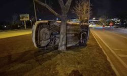 Eskişehir'de kontrolden çıkan otomobil takla attı: 1 yaralı