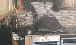 Evin mutfağında çıkan yangın söndürüldü