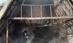 Fethiye'de bungalov ev yangını