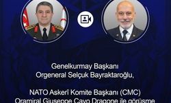 Genelkurmay Başkanı Orgeneral Bayraktaroğlu, NATO Askeri Komite Başkanı Dragone ile görüştü