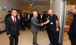 Görev başındaki personellerin bayramı kutlandı