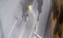 Hayrabolu'da beton dubaya takılan vatandaşın zor anları kamerada