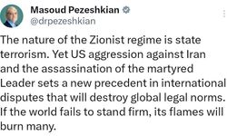 İran Cumhurbaşkanı Pezeşkiyan'dan dünyaya uyarı