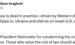İran Dışişleri Bakanı Arakçi: 'Uluslararası hukuk pratikte ölmüştür'