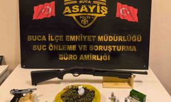 İzmir'de aranan şahıs silah ve uyuşturucuyla yakalandı