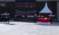 Kazada şehit olan polis memuru için cenaze töreni düzenleniyor