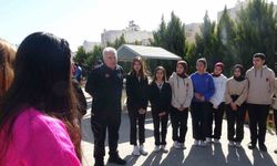 Kilis'te lise öğrencilerinden deprem tatbikatı