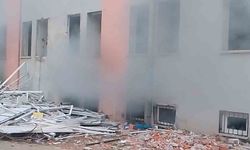 Kırıkkale'de eski kamu binasında yangın