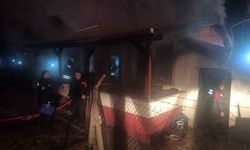 Konya'da bağ evinde yangın paniği