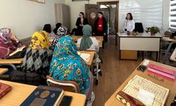 Kursiyerlere sağlık eğitimi verildi