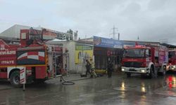 Kütahya'da Fatih Sanayi Sitesi'nde yangın