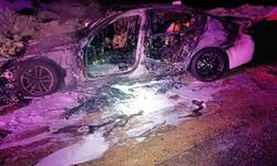 Mardin'de otomobilde çıkan yangın söndürüldü