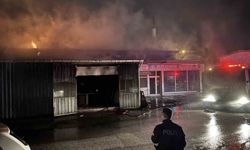 Mobilya atölyesinde yangın