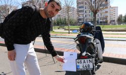 Motosiklet sürücüsüne 'emniyet kemeri takmamak' cezası