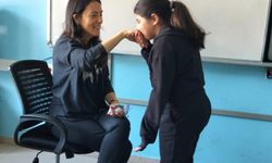 Okulda bayram geleneği yaşatıldı