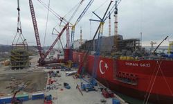 Osman Gazi'ye 2 bin 500 tonluk ünite yerleştirildi