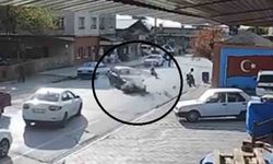 Otomobille çarpışan motosikletin sürücüsü yaralandı